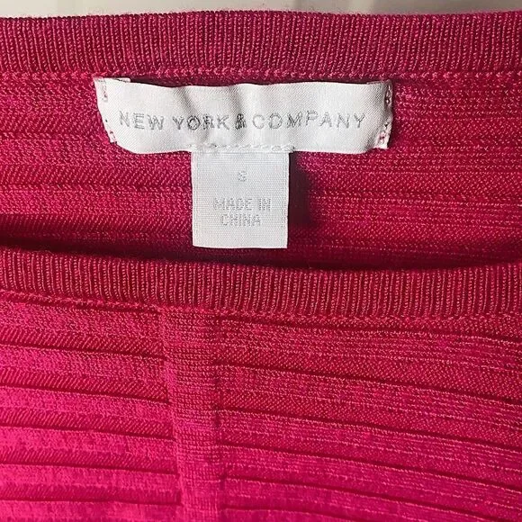 New York & Company Lace-Up Cuff Dolman Sweater - Picture 7 of 9